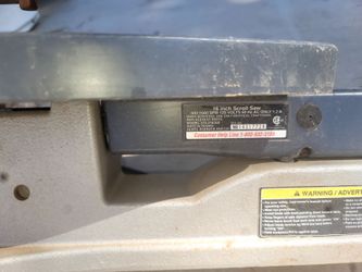 Craftsman 16 Inch Scroll Saw Model (contact info removed)60