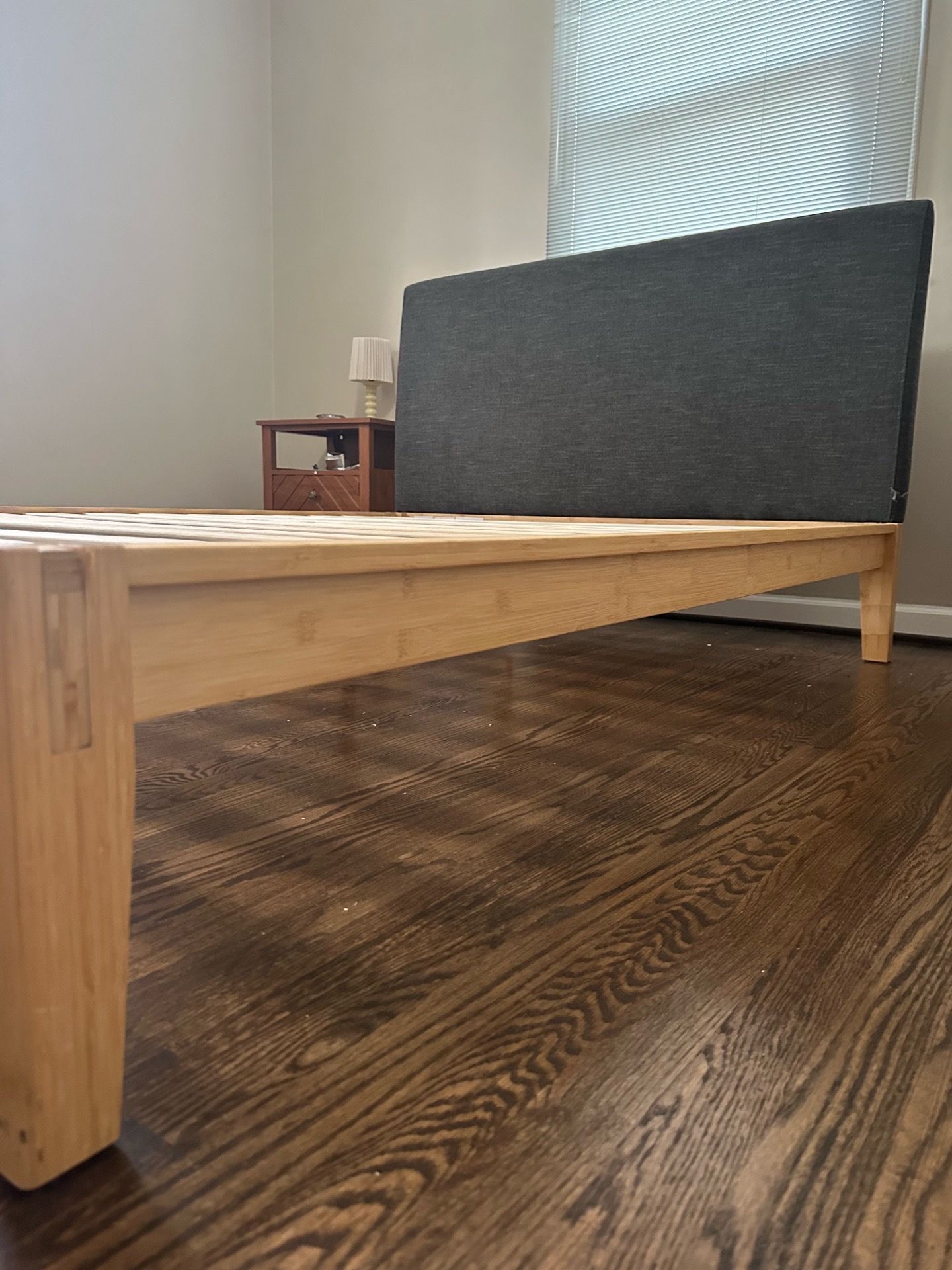 Full size Nectar Platform Bed Frame with Headboard