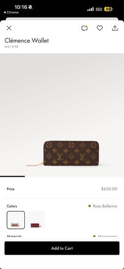 Louis Vuitton Clémence Wallet