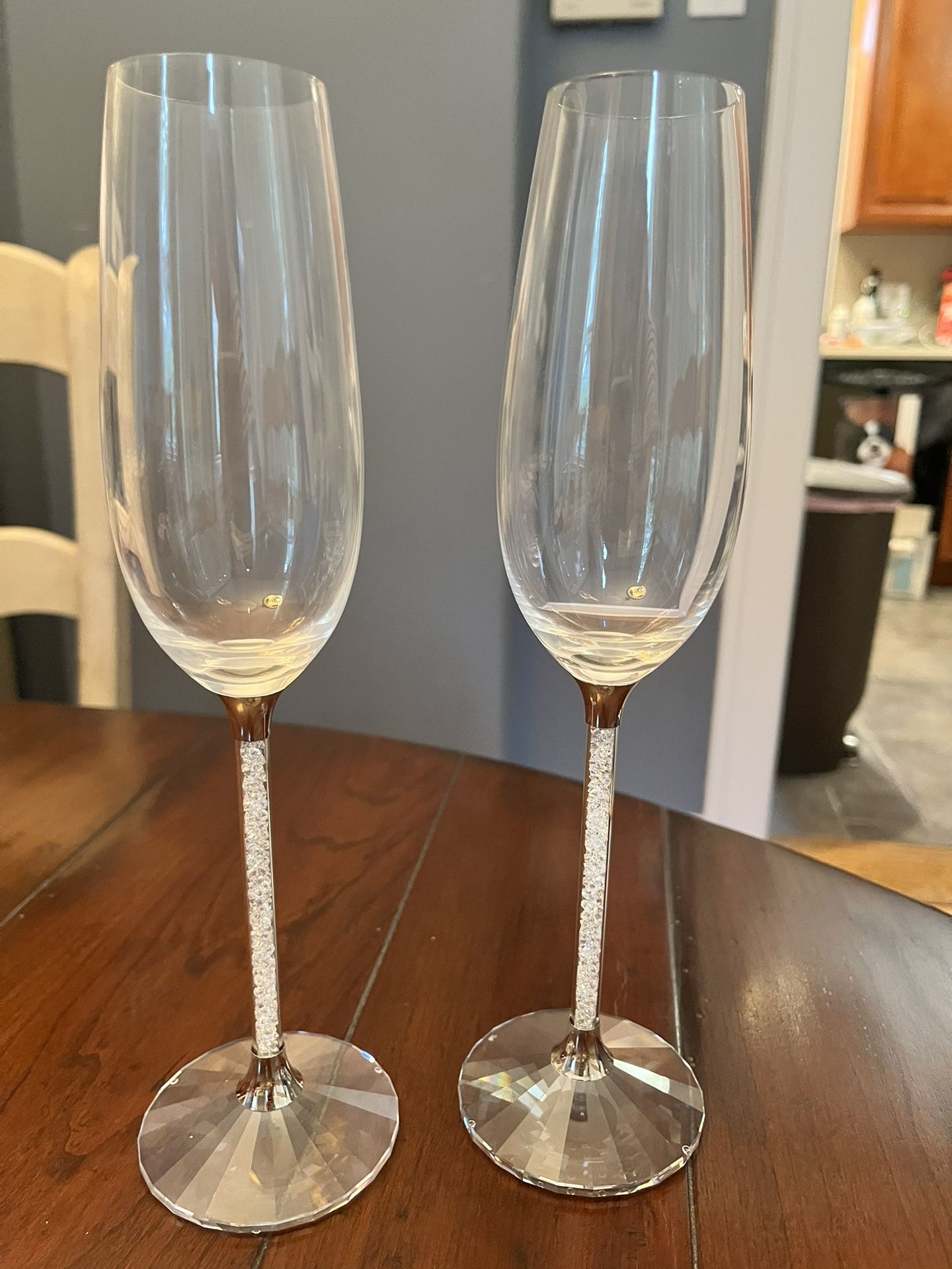 Swarovski Champagne Flutes