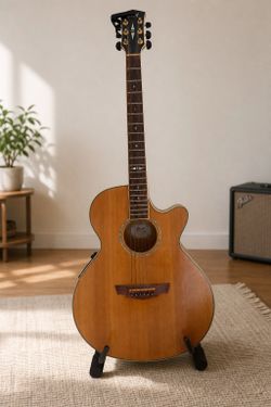 Cort acoustic-electric cutaway guitar for sale.