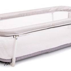 Baby Delight Snuggle Nest Bassinet, Portable Baby Bed, For Infants 0 – 5 Months, Driftwood Grey  Open box item  INVENTORY NUMBER: 101