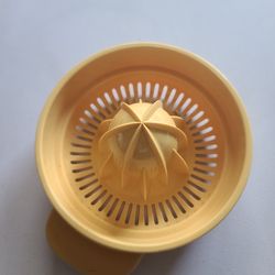 Vintage yellow gold KitchenAid manual citrus juicer