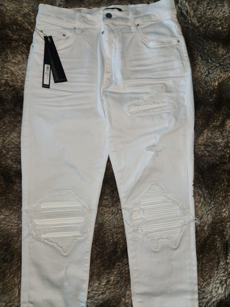 Amiri Mx1 White Leather