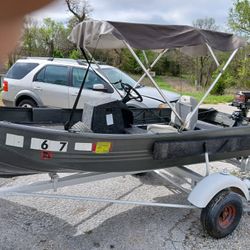 16ft Alum Fishing Boat 