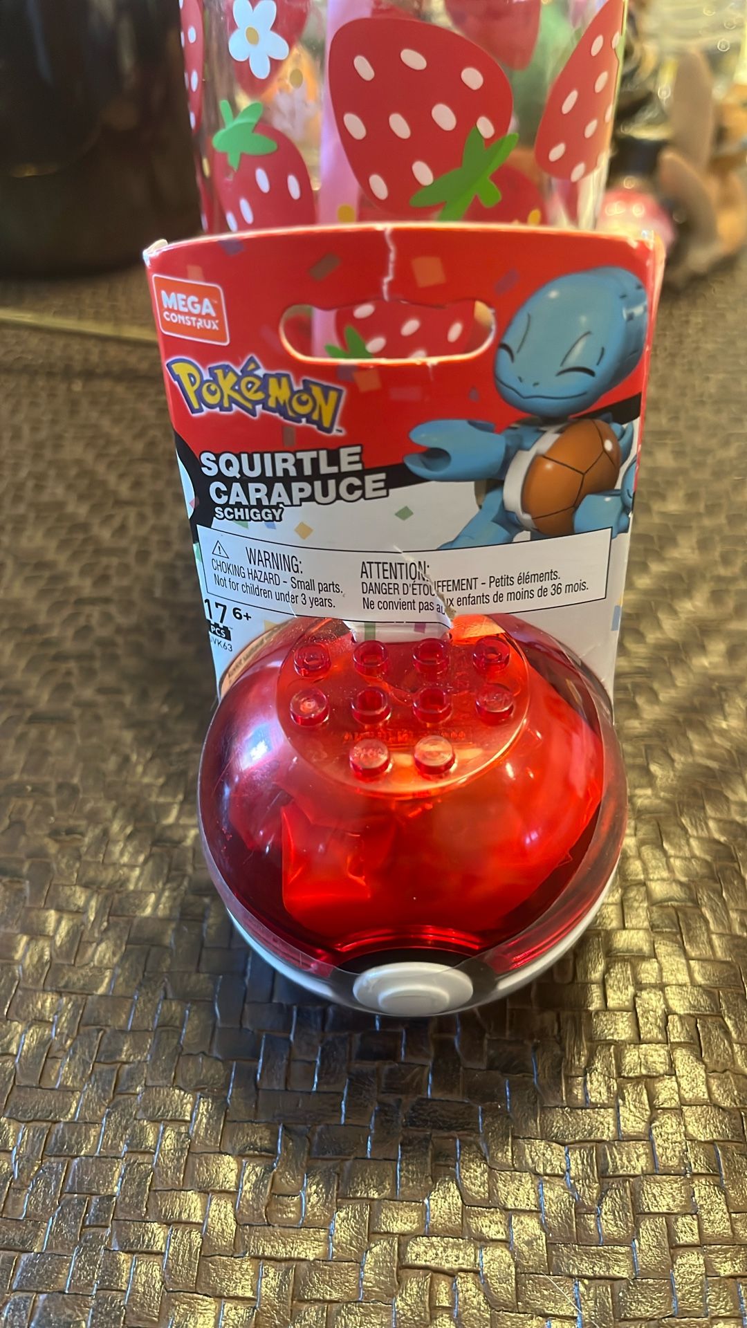 MEGA Construx - Pokemon Pokeball Evergreen Set - SQUIRTLE in Poke Ball (17 Pcs)