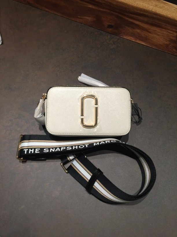 Marc Jacobs The Snapshot Crossbody Bag Cloud White Multi