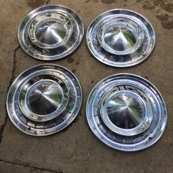 4-Original , Stock 55 Chevy HubCaps