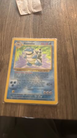 Pokemon blastoise holo base set 1999