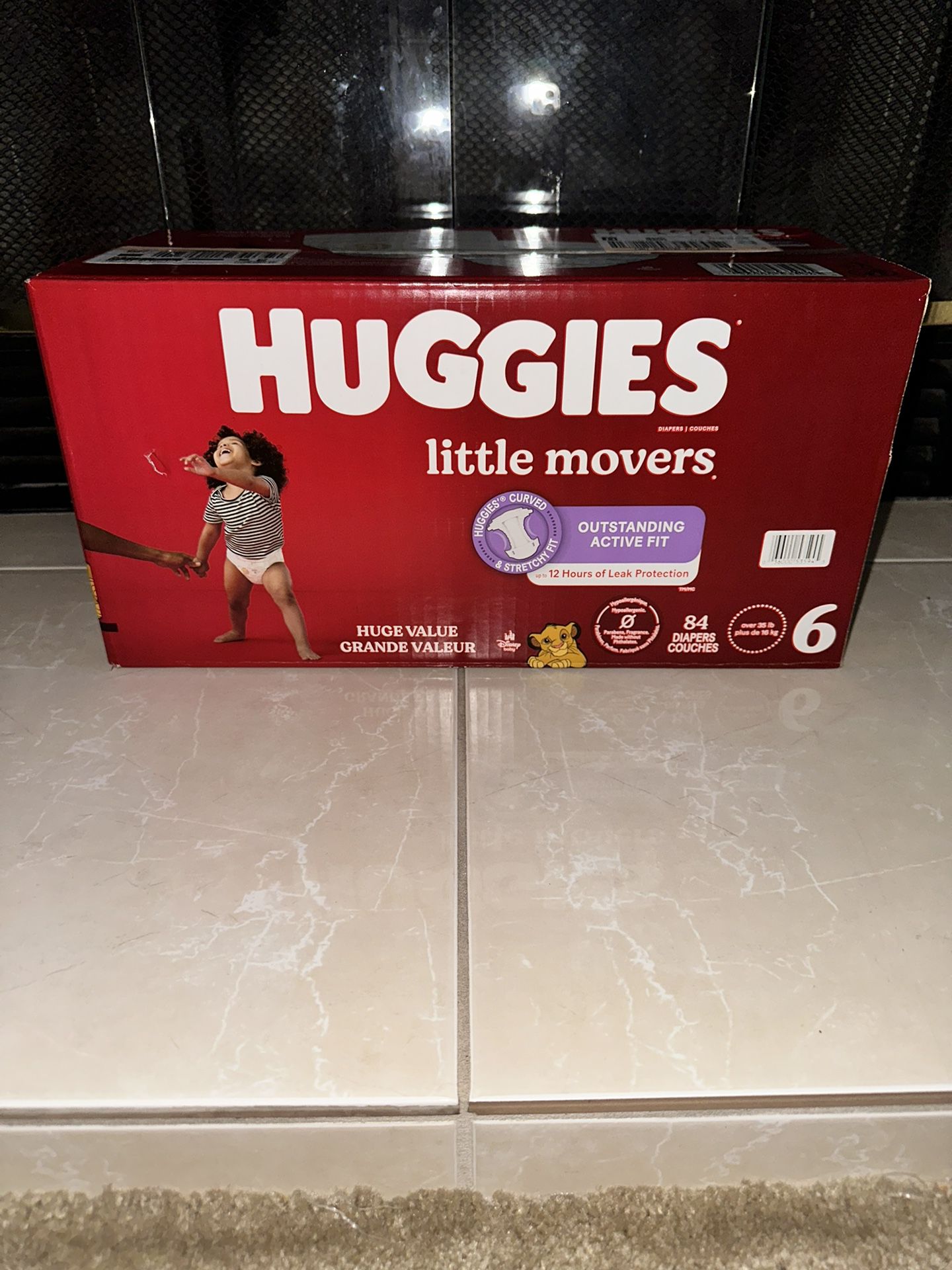 huggies size 6 diapers 84 ct $35 (south sac)