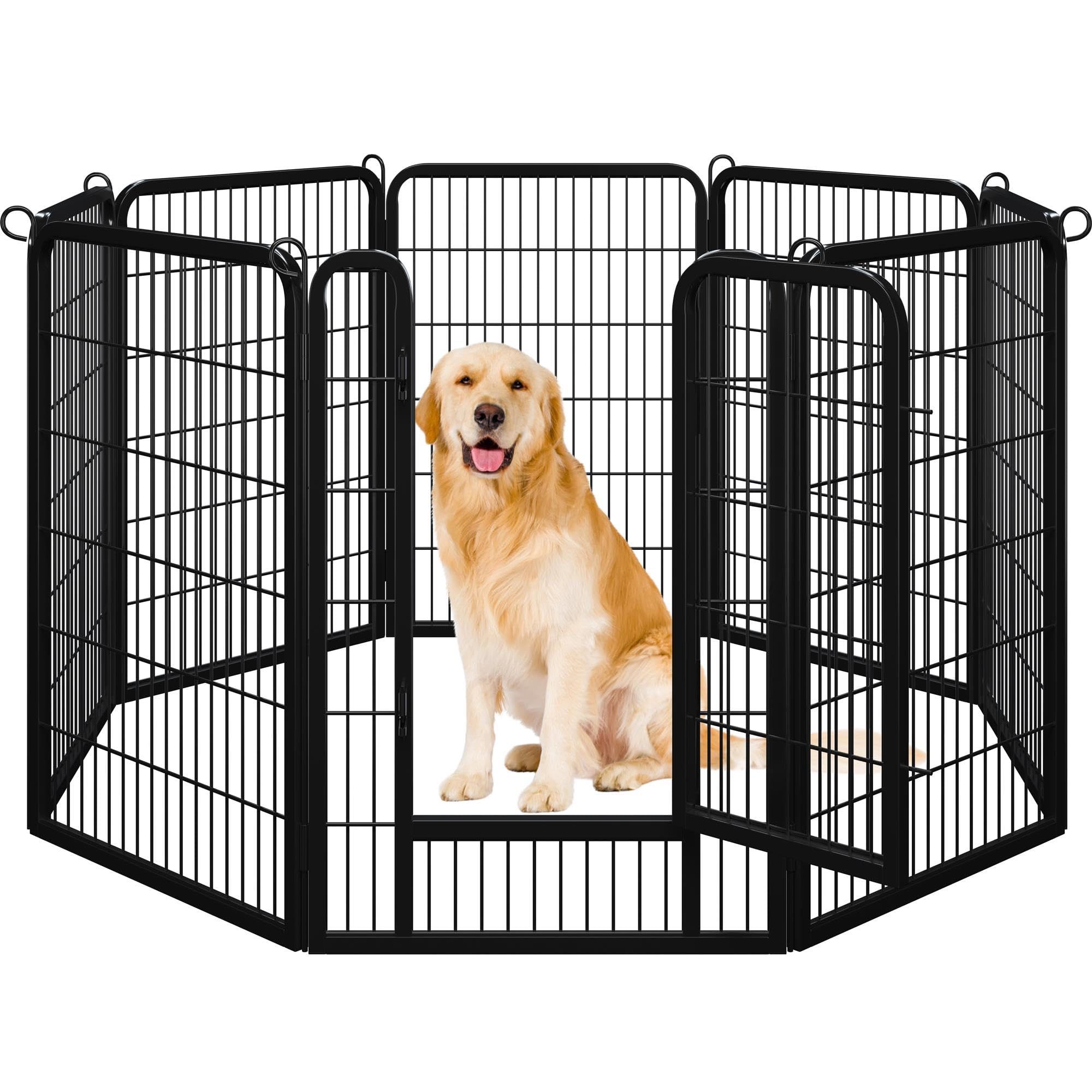 8 Panels 40” Dog Play Pen