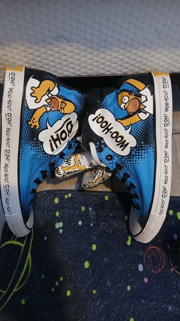 The Simpsons Converse Shoes