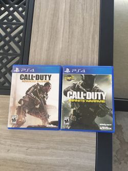 Call of duty advanced warfare and call of duty infinite warfare