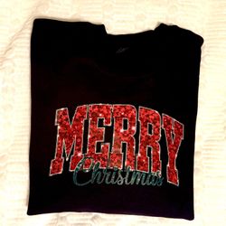 “MERRY CHRISTMAS” Pullover 