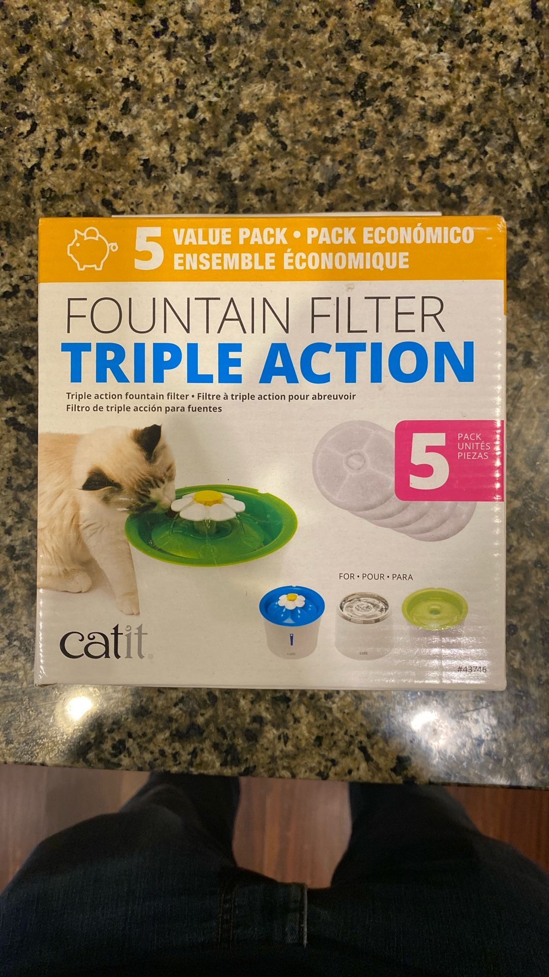 Catit Fountain Filter - 5 Pack