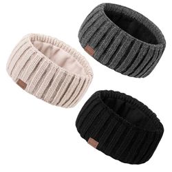 Winter Headbands for Women 3 Pack, 