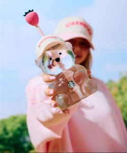 Starbucks Pink Bearista Bear Cup