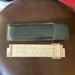 K-E Antique Rare 7" Slide Rule