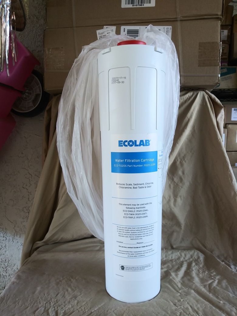 Ecolab Water Filtration Cartridge EcoT020S PART NUMBER 93202259. NEW