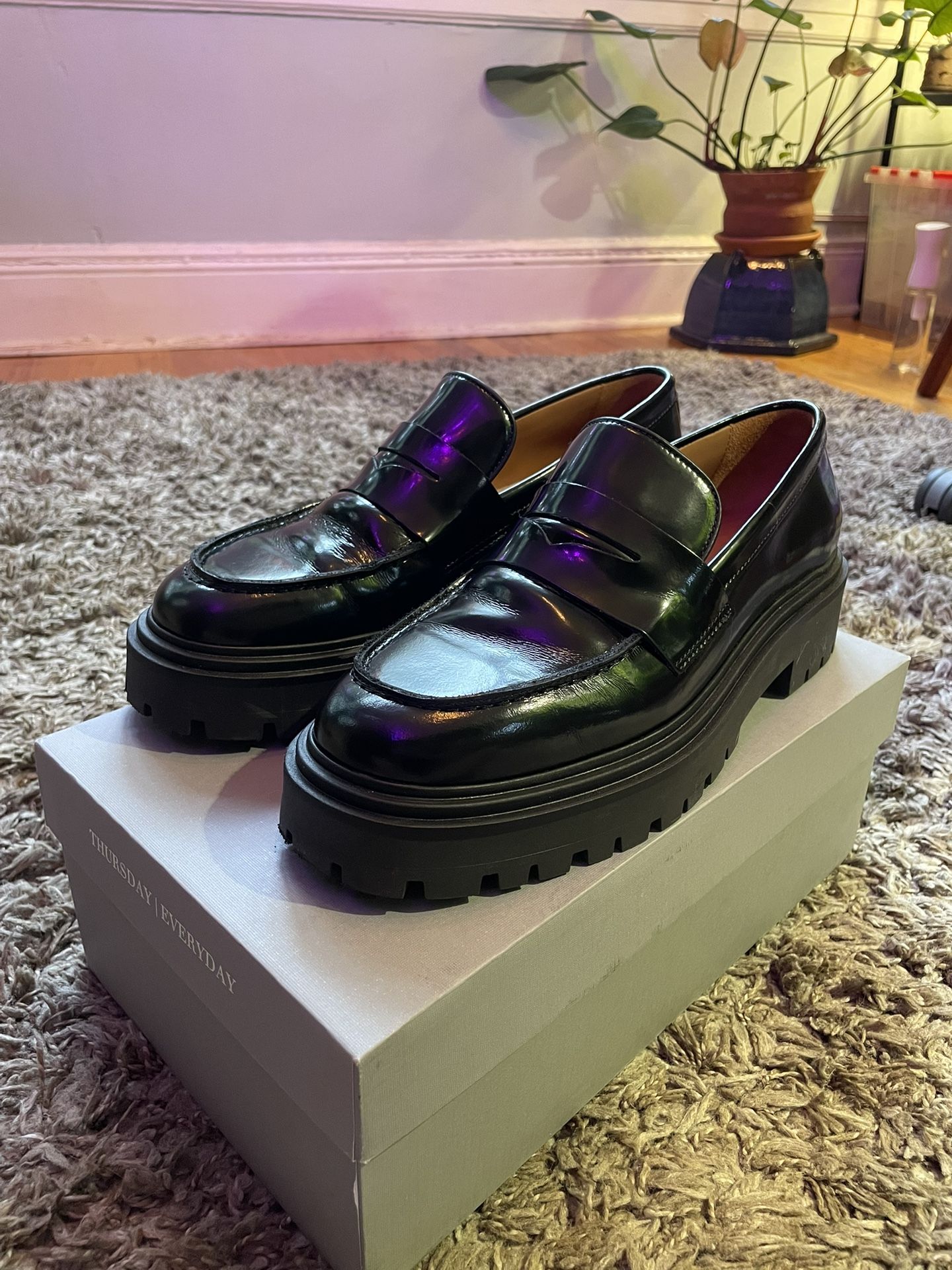 Thursday Boot Platform Penny Loafers size 11.5