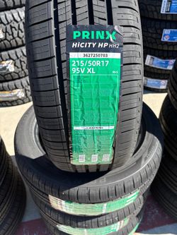 215-50-17 Prinx Hicity New Tire Set $350 Free Installation