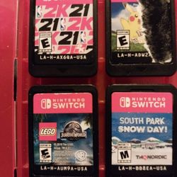 4 Nintendo Switch Games $25 Each