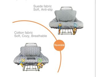 Baby shopping cart high chair stroller cover