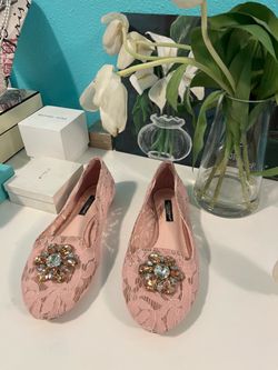 Dolce & Gabbana Rose Lace ballet Flat 🥿