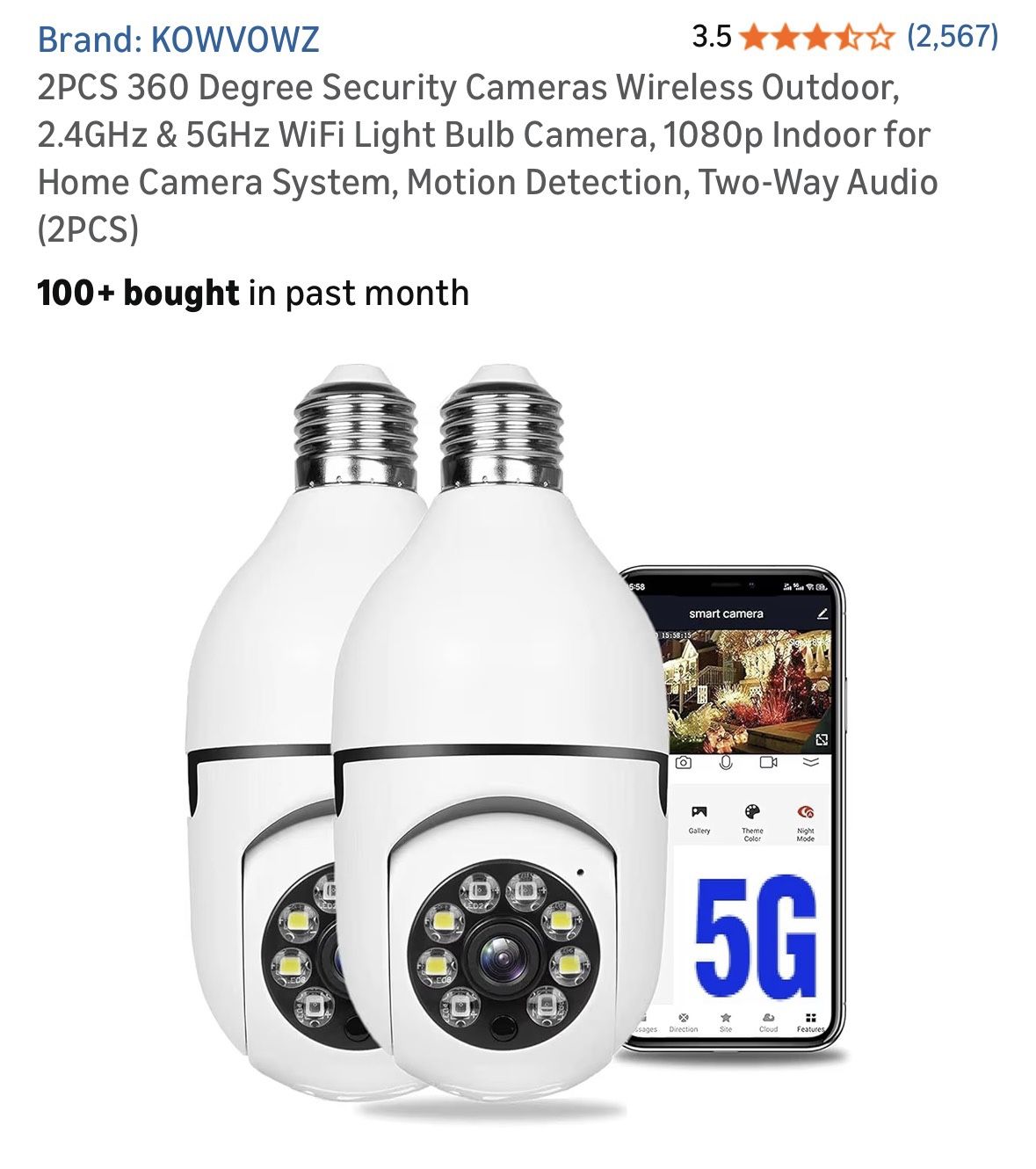 PTZ Wireless Network Camera Brand New Never Used