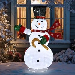 Outdoor Christmas 4 FT Lighted Snowman(CH021)