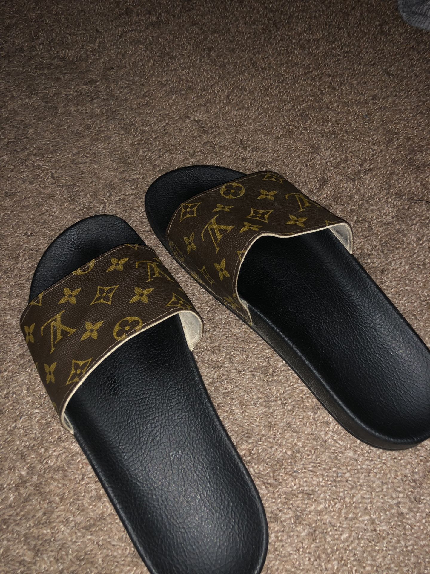 Louis Vuitton x Detroit Custom Slides