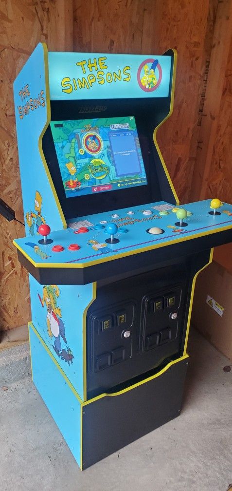 Arcade 1up Simpson Game