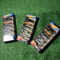 5 Pack Of Fast And Furious Hot Wheels