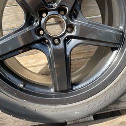 2007-2012 MERCEDES GL CLASS  FACTORY AMG WHEEL RIM 10Jx21 + TIRE 295/40 R21 OEM - QOI0A1 Auto Parts
