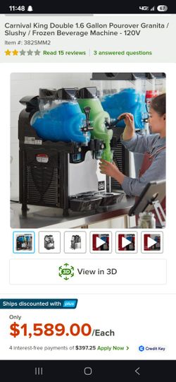 Carnival King Frozen Beverage Dispenser (New)