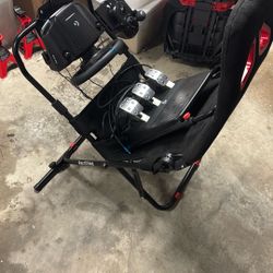 Racing simulator setup