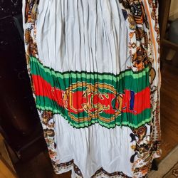 GG Red CHEERY Pleated Skirt NWT - Fits MED To LRG