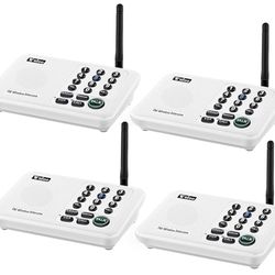 Wuloo Intercoms Wireless for Home 5280 Feet Range 10 Channel 3 Code