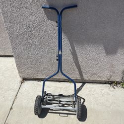 Manual push lawn mower