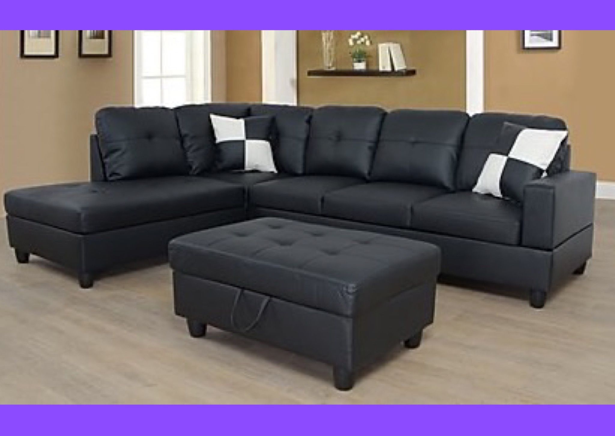 🎈Free Delivery—Brand new sectional sofa couch