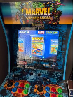 Arcade 1UP Marvel Super Heroes Video Game With Riser