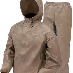 Frogg Toggs Ultra Lite Rain Suit - Brown  Small