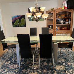Glass Dining Room Table And Chairs