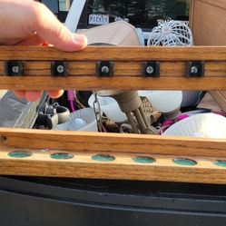 Wall Mounted Pool Cue Holder