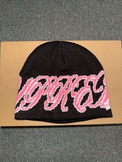 Supreme cursive beanie