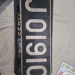 Antique Lic Plates