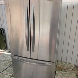 Whirlpool Refrigerator Stainless Steel 