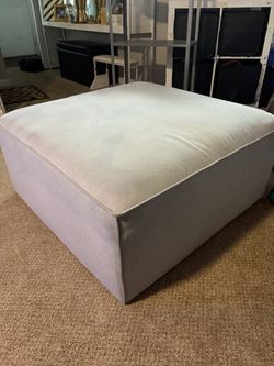 Large Square Upholstered Ottoman