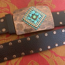 Leatherock leather belt 
