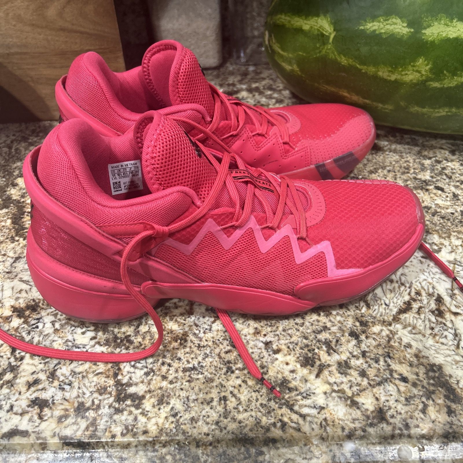 New Adidas Issue #2 Crayola Red Donovan Mitchell